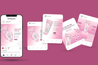 create editable canva templates and instagram post design in 24 hours