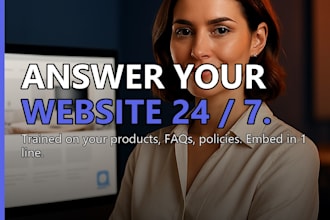 build a custom ai chatbot for your website trained on your data