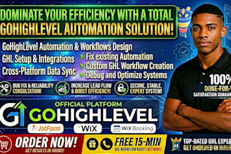 design setup fix gohighlevel automation workflows jotform to wix booking bug fix