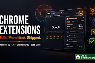 build a custom chrome extension manifest v3 for your business or product