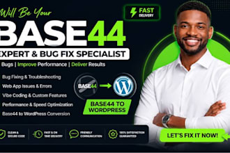 fix base44 bugs, errors, and web app issues fast