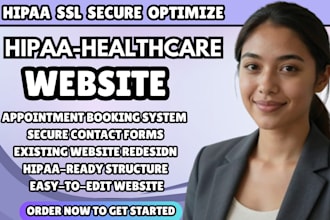 hipaa complaint website healthcare website telehealth site clinic website hipaa
