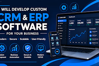 create custom CRM and erp business software solutions