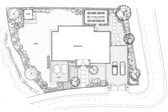 design 2d site plan for permit approval, landscape design and layout in autocad