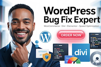 fix wordpress issues, wordpress bug fix, woocommerce fix, divi fix, wordpress