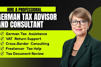 be your german tax advisor for cross border tax filing, vat returns and tax law