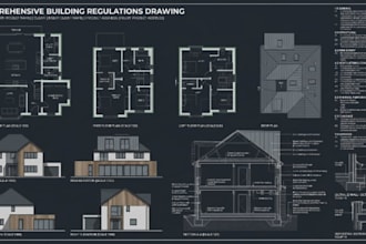 prepare uk building regulations, mep plans and constructions details