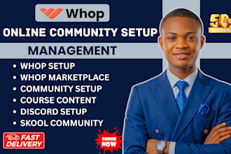 setup your whop marketplace whop community setup whop store whop management