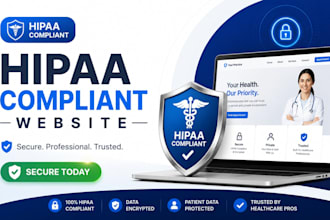 hipaa compliant website healthcare website medical website telehealth website