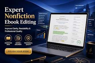 be your kindle ebook editor for nonfiction ebook editing and proofreading