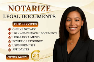 notarize legal documents, online notary, usps form 1583 notary public