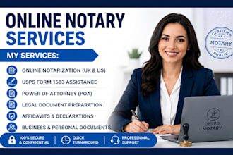 notarize uk us online notary legal documents usps 1583 uk notary public poa