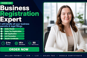 register your business with seller permit sales tax ein llc formation resale