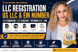 llc registration us llc ein number llc formation llc creation wyoming llc itin