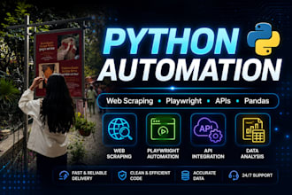 build python automation scripts and web scraping bots