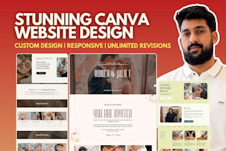 create canva website, canva website design