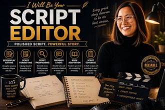 proofread, polish, edit, format movie script screenwriting screenplay tv series