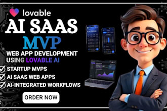 develop ai web app saas mvp using lovable ai