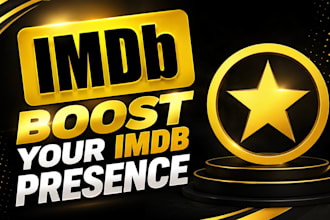 promote imdb profile and movie imdb page with organic promotion