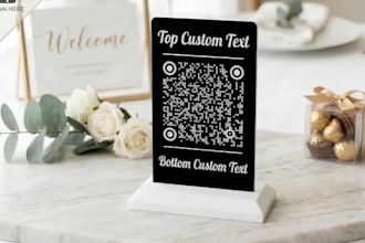 design a custom qr code menu digital menu board restaurant menu