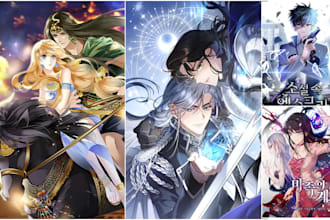 draw shonen anime manhwa cover wattpad ebook webtoon manga webcomic light novel
