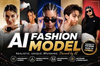 create realistic ai fashion model ai influencer model ai avatar jewelry clothing