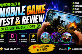 provide 12 game testers google play testers android game testing  closed testing