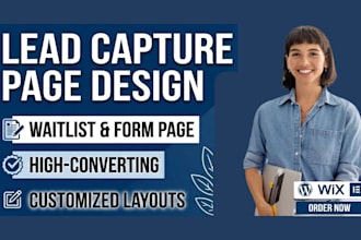 do lead capture page, page waitlist page, form page, lead capture landing page