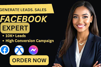 setup and manage facebook lead generation ads shopify fb ads, meta ads expert
