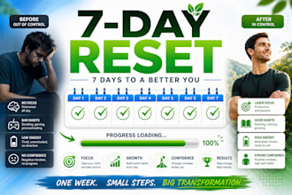 help you build discipline and overcome bad habit with 7 days reset system