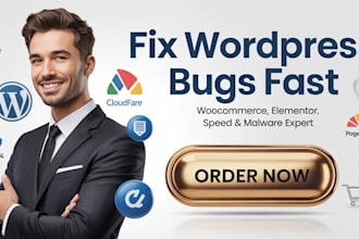 fix wordpress issues, wordpress errors, bug fix, woocommerce fix, elementor