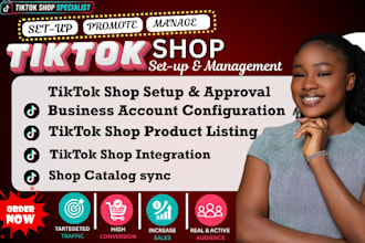 setup tik tok shop tiktok dropshipping manage tiktok ads or fix tiktok shop ads