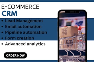 setup and customize ecommerce CRM using klaviyo, activecampaign, drip, omnisend