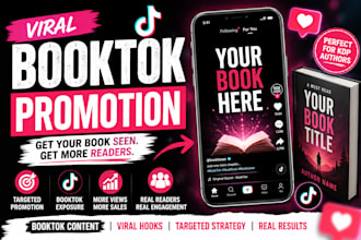 promote your ebook with viral booktok content and tiktok marketing