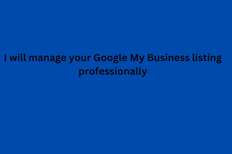 manage your google my business listing professionally