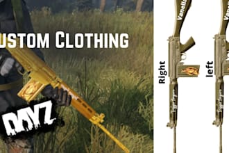 make custom clothing for dayz dedicated or console server