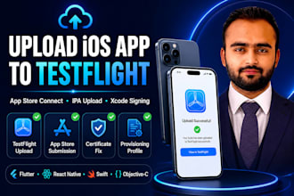 upload your ios app to testflight, app store connect and fix xcode issues