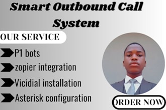 setup p1 bots zopier asterisk and vicidial outbound calls
