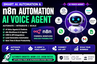 build automations and ai agent using n8n, vapi, make, opencl ai automation,