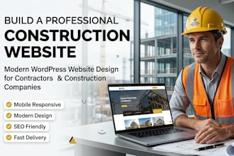 build wordpress website for construction companies