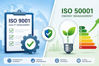 be your iso 9001 and iso 50001 quality and energy management consultant