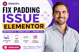 fix padding issue elementor, responsive fix, mobile layout, spacing css
