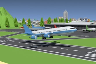 create custom roblox 3d models, assets, props and low poly builds