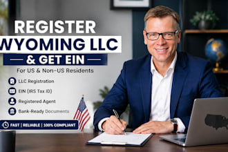 register wyoming llc and get ein for US and non US residents