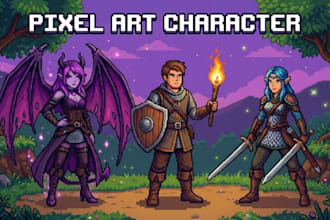 pixel art character animation sprite sheet character design game art rpg art