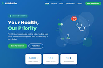 build or redesign custom HTML CSS tailwind CSS website