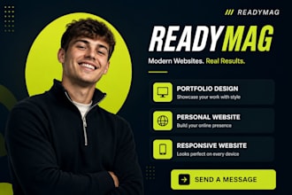 readymag portfolio websites with crm marketing automation