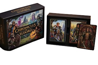 card game art, board game, tcg playing card rulebook box design tabletop game