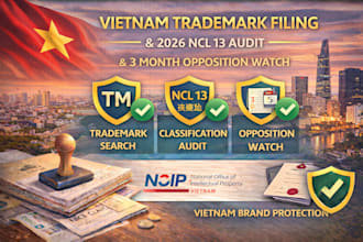 file your vietnam trademark with 2026 ncl 13 audit and 3 month opposition watch