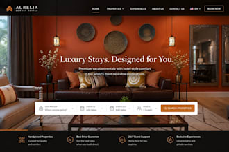 professional vacation rental booking website